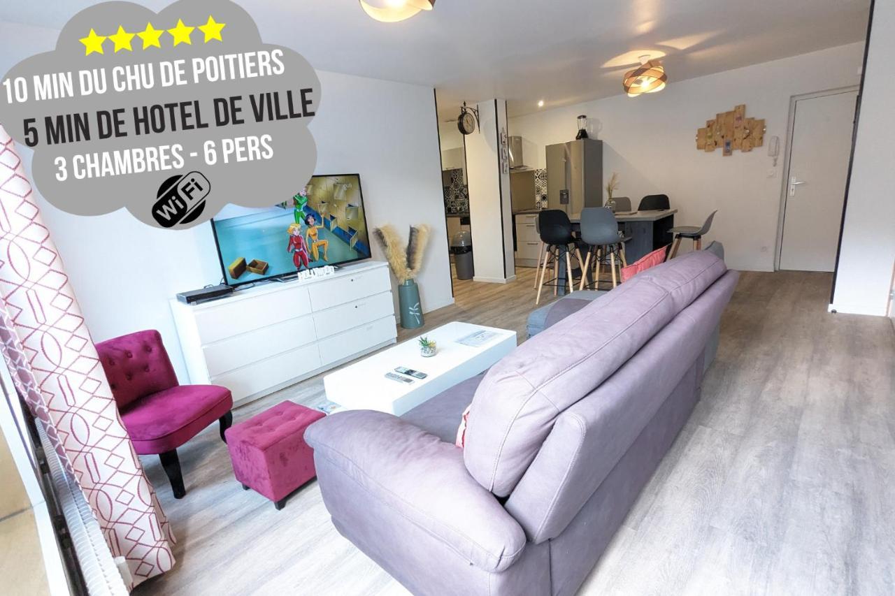Beau-Jean, Un Cocon Sympa 5 Min A Pied Du Centre-Ville, Parking Prive, A 10 Min Du Chu Poitiers Exteriör bild